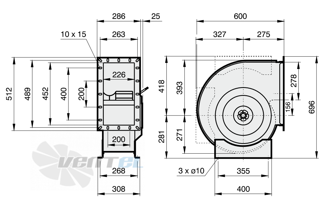 Rosenberg EHAD 355-4 - описание, технические характеристики, графики